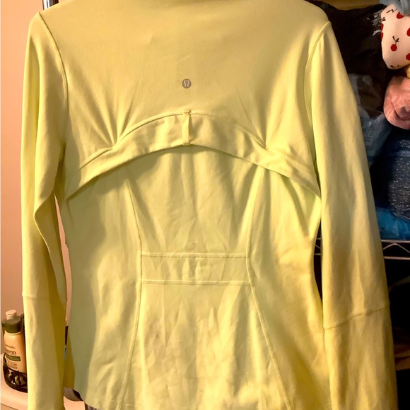 LuLulemon Neon Green Size 10 Athletic Jacket - Picture 5 of 5